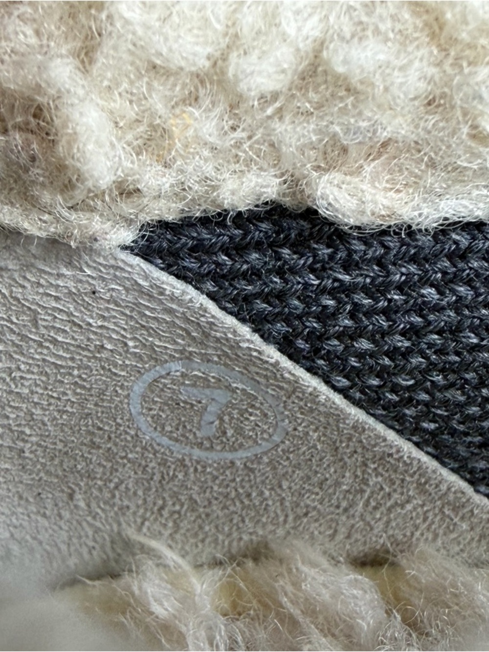 Rothy’s Merino Wool Sherpa Slippers Gray Moccasin House Shoes Size 7 - Picture 7 of 7